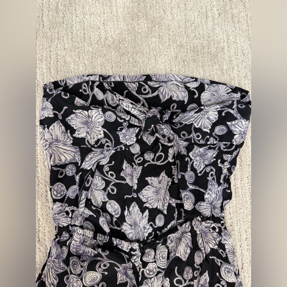 Flynn Skye Black and White Floral Jumpsuit - Picture 4 of 5